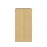 TemaHome Roll Bar Table in Melamine Light Oak & Pure White - Sside