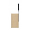 Temahome Hugo Vanity in Melamine Light Oak & Anthracite - Side