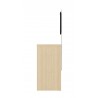Temahome Hugo Vanity in Melamine Light Oak & Pure White - Side