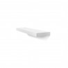 TemaHome Balda 90 Cm Hanging Wall Shelf in Pure White - Side Angled