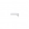 TemaHome Balda 120 Cm Hanging Wall Shelf in Pure White - Side