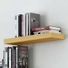 TemaHome Balda 60 Cm Hanging Wall Shelf in Oak - Angled Lifestyle - TemaHome Balda 60 Cm Hanging Wall Shelf in Oak - Angled Lifestyle