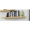 TemaHome Balda 120 Cm Hanging Wall Shelf in Oak - Lifestyle close-up - TemaHome Balda 120 Cm Hanging Wall Shelf in Oak - Lifestyle close-up
