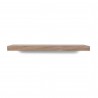 TemaHome Balda 90 Cm Hanging Wall Shelf in Walnut - Front