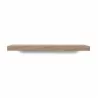 TemaHome Balda 90 Cm Hanging Wall Shelf in Walnut - Front - TemaHome Balda 90 Cm Hanging Wall Shelf in Walnut - Front