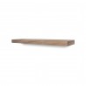 TemaHome Balda 90 Cm Hanging Wall Shelf in Oak - Angled