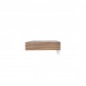 TemaHome Balda 90 Cm Hanging Wall Shelf in Oak - Side