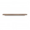 TemaHome Balda 120 Cm Hanging Wall Shelf in Walnut - Front