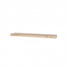 TemaHome Balda 120 Cm Hanging Wall Shelf in Walnut - Angled