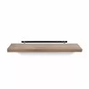 TemaHome Balda 120 Cm Hanging Wall Shelf in Walnut - Front with Content - TemaHome Balda 120 Cm Hanging Wall Shelf in Walnut - Front with Content