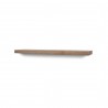 TemaHome Balda 120 Cm Hanging Wall Shelf in Walnut - Front