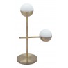 Zuo Modern Waterloo Table Lamp White And Bronze - Side Unlit