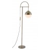 Zuo Modern Waterloo Floor Lamp White And Bronze - Side