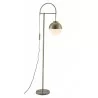 Zuo Modern Waterloo Floor Lamp White And Bronze - Side - Zuo Modern Waterloo Floor Lamp White And Bronze - Side