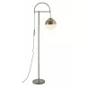 Zuo Modern Waterloo Floor Lamp White And Bronze - Side - Zuo Modern Waterloo Floor Lamp White And Bronze - Side