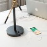 Zuo Modern Tanner Table Lamp Black And Brass - Base Lifestyle