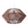 Zuo Modern Kendrick Ceiling Lamp Brown - Bottom Angled Unlit