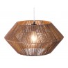 Zuo Modern Kendrick Ceiling Lamp Brown - Top Angled Lit
