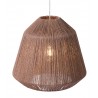 Zuo Modern Impala Ceiling Lamp Brown - Top Angled Lit