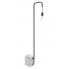 Zuo Modern Lancia Floor Lamp Black - Angled