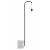 Zuo Modern Lancia Floor Lamp Black - Side