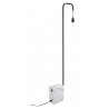 Zuo Modern Lancia Floor Lamp Black - Back Angled