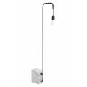 Zuo Modern Lancia Floor Lamp Black - Angled - Zuo Modern Lancia Floor Lamp Black - Angled