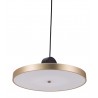 Zuo Modern Mozu Ceiling Lamp Gold And Black - Bottom Angle Unlit