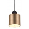 Zuo Modern Myson Ceiling Lamp Gold And Black - Bottom Angled