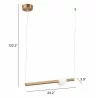 Zuo Modern Adeo Ceiling Lamp Brass - With Dimensions - Zuo Modern Adeo Ceiling Lamp Brass - With Dimensions