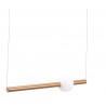 Zuo Modern Adeo Ceiling Lamp Brass - Angled