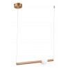 Zuo Modern Adeo Ceiling Lamp Brass - Angled Full
