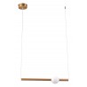 Zuo Modern Adeo Ceiling Lamp Brass - Front and Full