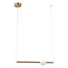 Zuo Modern Adeo Ceiling Lamp Brass - Front and Full - Zuo Modern Adeo Ceiling Lamp Brass - Front and Full