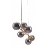 Zuo Modern Gisela Ceiling Lamp Brass - Side Close-up