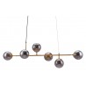Zuo Modern Gisela Ceiling Lamp Brass - Front unlit