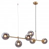 Zuo Modern Gisela Ceiling Lamp Brass - Angled Full 
