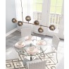 Zuo Modern Gisela Ceiling Lamp Brass - Lifestyle Top Angled
