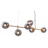 Zuo Modern Gisela Ceiling Lamp Brass - Angled View