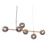 Zuo Modern Gisela Ceiling Lamp Brass - Angled  Full