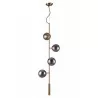 Zuo Modern Zatara Ceiling Lamp Brass - Front Full Unlit - Zuo Modern Zatara Ceiling Lamp Brass - Front Full Unlit