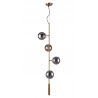 Zuo Modern Zatara Ceiling Lamp Brass - Front Full