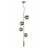 Zuo Modern Zatara Ceiling Lamp Brass - Front - Zuo Modern Zatara Ceiling Lamp Brass - Front