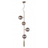 Zuo Modern Zatara Ceiling Lamp Brass - Side FullUnlit