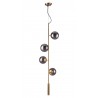 Zuo Modern Zatara Ceiling Lamp Brass - Side Full Unlit
