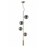 Zuo Modern Zatara Ceiling Lamp Brass - Side Full Unlit - Zuo Modern Zatara Ceiling Lamp Brass - Side Full Unlit