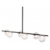 Zuo Modern Keyoz Ceiling Lamp Black - Side Angled 2