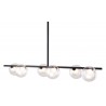 Zuo Modern Keyoz Ceiling Lamp Black - Side Angled