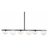 Zuo Modern Keyoz Ceiling Lamp Black - Front View