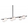 Zuo Modern Keyoz Ceiling Lamp Black - Angled View